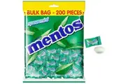 Mentos Spearmint Mint Pack 200 540g Individually Wrapped Green Bulk