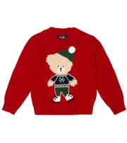 [Il Gufo] Il Gufo Baby intarsia wool sweater M 12 red