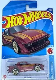 Hot Wheels 2022 - Mazda RX-7 - Red - HW J-Imports - 1/10