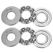 4 Set 51100 Thrust Ball Bearings 10mm x 24mm x 9mm, Chrome Steel (ABEC3)