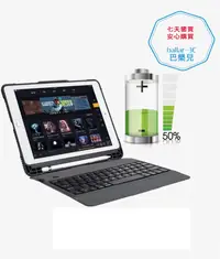 在飛比找露天拍賣優惠-全新 ipad pro10.5藍牙鍵盤皮套帶筆槽air2防摔