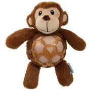 Lexi & Me Monkey Plush Rubber Dog Toy