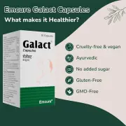 2 x Emcure Galact (30 Capsules) Lactation Supplement for Women 100% Natural