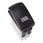 APEM Taxi Sign Light Latching Red 12V LED Automotive Rocker Switch DPDT IP68