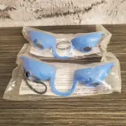 Super Sunnies 2 Blue Tanning Goggles Eye Protection Glasses UVA UVB Eye Shields