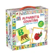 The World of Eric Carle 2-Sided Alphabet & Counting Puzzle Activity Fun Toy 3+