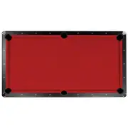 Saturn II Billiard Cloth Pool Table Felt - 7-ft - Red