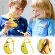 Dust-proof Toothbrush Storage Case Business Trip Banana Cover with Toothpaste