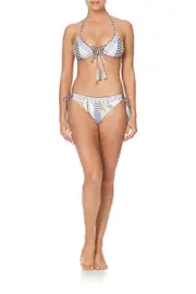 LACE UP SLIDE TRI HALTER BEACH SHACK