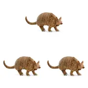3x Schleich 3'' Armadillo Wildlife Animal Action Figure Kids/Children Toy 3-8y