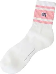 TravisMathew(トラヴィスマシュー) Travis Matthew 7AL093 Men's Antibacterial Deodorant Short Socks (Line Pattern, Functional Materials) / Golf Socks