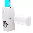 Automatic Toothpaste Dispenser Set Hanging 5 Toothbrushes Toothpaste Squeezer