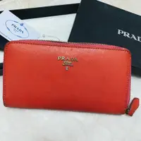 在飛比找PopChill優惠-[二手] PRADA Saffiano Floral 防刮牛