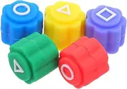Generic 5pcs Korean Stone Catching Game Traditional Family for Enhances Hand Eye Coordination Safe Engaging for Group Gatherings