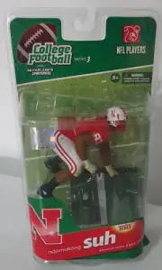 McFarlane NCAA Football Ndamukong Suh Figure Debut-Nebraska Cornhuskers 05-09