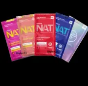 Pruvit Keto OS NAT Ketones Charged Mainstay Flavors 5 Pk Heart Tart, Citrus
