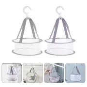 2 Pcs Beauty Egg Drying Basket Multi-function Mesh Space Saving Rack