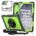 Case for Samsung Galaxy Tab A9 Plus Tablet Case 11-inch [with Tempered Green