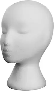 AUTSUPPL Mannequin Head for Wigs Hats Display Stand for Home Salon Use for Wig Styling Hat Showcases Random Style for Travel and Daily Use