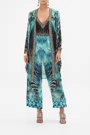 DRAMATIC SLEEVE COCOON LAYER AZURE ALLURE
