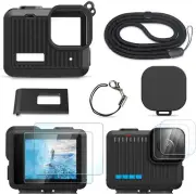 Silicone Case Cover Accessories Kit for Go Pro Gopro Hero 4K HD Mini 2024 Black