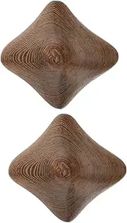 2pcs Handheld Wooden Acupoint Massage Ball Muscle Tension Relief for Hand Massage Portable Wooden Craft for Desktop Relaxation