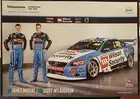 V8 Supercars Posters x2 : GRM : Wilson Security Volvo : McLaughlin / Moffat