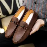 MEN'S LEATHER SHOES LOAFER TOPSIDER SHOES LOW CUT BOAT LEATH