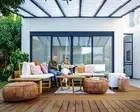 CANOPIA | Stockholm 3.4X6.6 Patio Cover Shade White. Roof Blinds Only.
