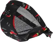 [VALICLUD] Work Hat for Chef Waiter Kitchen Hat Net Adjustable Comfortable Cooking Cap Black