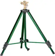 Orbit 58308Z Brass Impact Sprinkler on Tripod Base, Green Style Name:Brass Im...