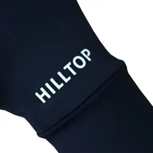【Hilltop 山頂鳥】中性抗UV彈性涼感可觸控螢幕手套PS46XX08黑