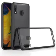 2 Pcs Scratchproof TPU + Acrylic Protective Case for Galaxy A20 / 30(Black)