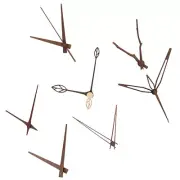 Walnut Wall Clock Pointer DIY Hour Hand Minute Hand Second Hand Parts 12/14 I:PW