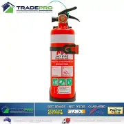 Quell Fire Extinguisher 247 Home Auto 1kg ABE with Bracket Powder Car Boat