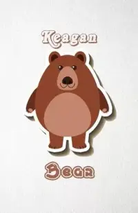 在飛比找博客來優惠-Keagan Bear A5 Lined Notebook 