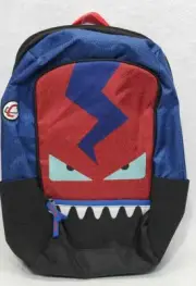 Case-it Monsters Backpack Back Pack Blue BKP-403-ME NWT