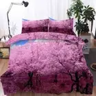Pink Leaf Romance 3D Printing Duvet Quilt Doona Covers Pillow Case Bedding Sets