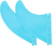 GANAZONO 1 Pair Surfboard Tail Fin Surfboards Surfboard Fin Rudder Fins Stabilizer Surfboard Balance Fin Paddle Board Paddleboard Surfboard Water Separator Replacement Blue Nylon Plus Fiber