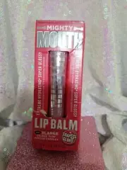 Soap & Glory Mighty Mouth XLarge Collagen Plump Lip Balm - Naked Pink NIB