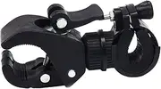 Bike Flashlight Holder Rotating Storage Rack for Convenient Light Attachment Durable Design Easy Installation for Cycling for Mountain Biking Night Rides