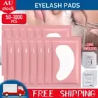 500 PAIRS Under Eye Curve Eyelash Pads Gel Patch Lint Free Lash Extension AU