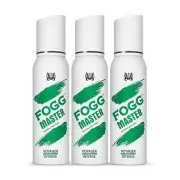 Fogg Master Voyager Intense No Gas Deodorant for Men Long Lasting Perfume Pack 3