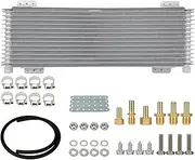 PHGTHNVNMA LPD47391 Pressure Drop Transmission Oil Cooler - Heavy Duty Transmission Performance Oil Cooler with Mounting Hardware Oil Cooler