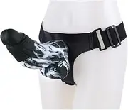 HGDTYRI Silicone strap-on dildos 25 cm strap-on penis for women with strong suction cup, removable butt plug, anal vagina masturbator for women, men, couples(A)