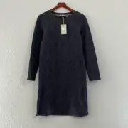 Boden Hannah Animal Zebra Print Sweatshirt Sweater Dress Size 6L