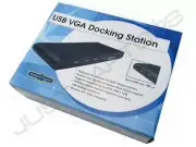 New Hypertec USB 2.0 Docking Station Port Replicator w/ VGA for Fujitsu Laptop