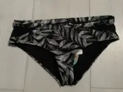 PrAna CHAMBA Bikini Bottom Sz S - White / Black Springtime Floral NWT