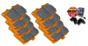 EBC Brake Pads Orange Fabric Front+Rear for Ferrari F40 (for: Ferrari)