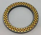 Fire Brigade Ring Colour Coin, Red & Yellow, 42mm, 1 Coin Only